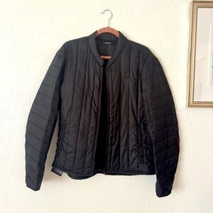 Motorcycle jacket puffer lining